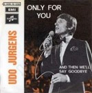 Only for you / And then we'll say goodbye - Front-Cover