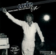 Udo Jürgens - Meine Lieder sind wie Hände - Udo Live - LP Front-Cover