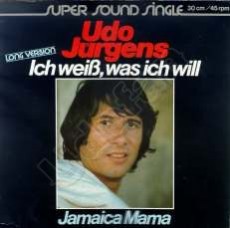 Udo Jürgens - Ich weiß, was ich will / Jamaica Mama (Maxi) - Vinyl-Single (12") Front-Cover
