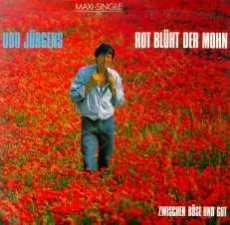 Udo Jürgens - Rot blüht der Mohn / Zwischen Böse und gut (Maxi) - Vinyl-Single (12") Front-Cover