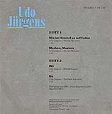 Udo Jürgens - Amiga Quartett - Wie im Himmel - Vinyl-EP Back-Cover