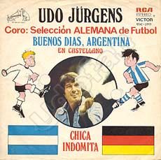 Udo Jürgens - Buenos Dias Argentina / Chica Indomita - Vinyl-Single (7") Front-Cover