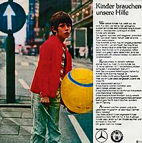 Udo Jürgens - Die Kinder von hier und anderswo / Nur ein Lächeln - Daimler Benz AG - Vinyl-Single (7") Back-Cover