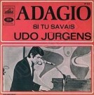Udo Jürgens - Adagio / Si tu savais - Vinyl-Single (7") Front-Cover