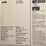 Udo Jürgens - udo - Tonband Back-Cover
