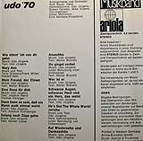 Udo Jürgens - Udo '70 - Tonband Back-Cover
