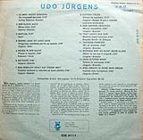 Udo Jürgens - Udo Jürgens - LP Back-Cover