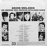Deine Melodie - Die große Udo Jürgens Schlagershow - 6. Folge - LP Back-Cover