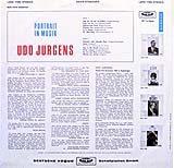 Udo Jürgens - Portrait in Musik - LP Back-Cover