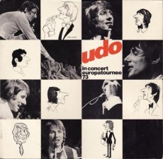 Udo Jürgens - Udo In Concert - Europatournee '73 - LP Front-Cover