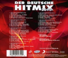 Der Deutsche Hitmix 2018 - CD Back-Cover
