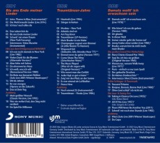 Udo Jürgens - da capo, Udo Jürgens - Stationen einer Weltkarriere - CD Back-Cover