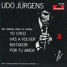 Udo Jürgens - Canta en Espanol - Vinyl-EP Front-Cover