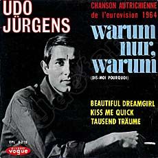 Udo Jürgens - Chanson Autrichienne 1964 - Vinyl-EP Front-Cover