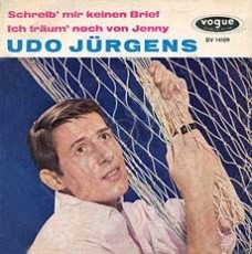 Udo Jürgens - Schreib' mir keinen Brief / Ich träum' noch von Jenny - Vinyl-Single (7") Front-Cover