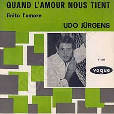 Udo Jürgens - Quand l'amour nous tient / Finito l'amore - Vinyl-Single (7") Front-Cover
