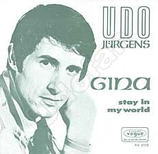 Udo Jürgens - Gina / Stay in my world - Vinyl-Single (7") Front-Cover