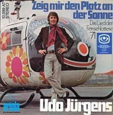Udo Jürgens - Zeig' mir den Platz an der Sonne / Wenn du mich liebst - Vinyl-Single (7") Front-Cover