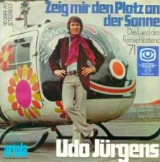 Udo Jürgens - Zeig' mir den Platz an der Sonne / Wenn du mich liebst - Vinyl-Single (7") Front-Cover