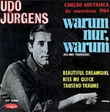Udo Jürgens - Cancao Austriaca 1964 - Vinyl-EP Front-Cover