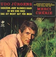 Udo Jürgens - Eurovisionens Sang Grand Prix 1966 - Vinyl-EP Front-Cover