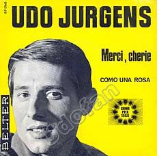 Udo Jürgens - Merci Chérie / Como una rosa - Vinyl-Single (7") Front-Cover