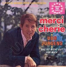 Udo Jürgens - Merci Chérie / Das ist nicht gut für mich - Vinyl-Single (7") Front-Cover