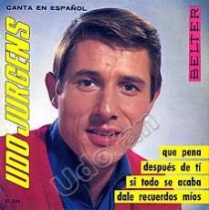 Udo Jürgens - Canta en Espanol - Vinyl-EP Front-Cover