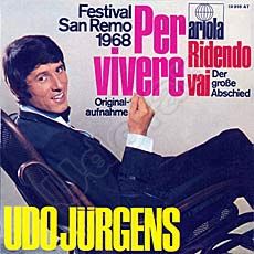 Udo Jürgens - Per vivere / Ridendo vai - Vinyl-Single (7") Front-Cover