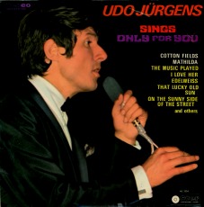 Udo Jürgens - Udo Jürgens sings only for you - LP Front-Cover