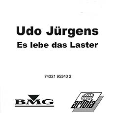 Udo Jürgens - Es lebe das Laster - CD Front-Cover