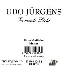 Udo Jürgens - Es werde Licht - CD Front-Cover