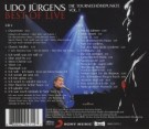 Udo Jürgens - Best Of Live - Die Tourneehöhepunkte - Vol. 1 - CD Back-Cover