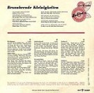Bezaubernde Kleinigkeiten - Bekannte und beliebte Schlager - LP Back-Cover