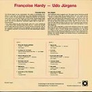 Francoise Hardy & Udo Jürgens - LP Back-Cover