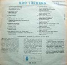 Udo Jürgens - Udo Jürgens - LP Back-Cover