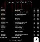 Udo Jürgens - Tribute to Udo (MOVE YA!) - CD Back-Cover