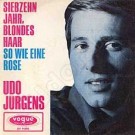 Siebzehn Jahr, blondes Haar / So wie eine Rose - Front-Cover