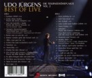 Udo Jürgens - Best Of Live - Die Tourneehöhepunkte - Vol. 2 - CD Back-Cover