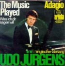 The music played / Adagio - Front-Cover