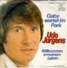 Gaby wartet im Park / Willkommen in meinem Leben - Front-Cover